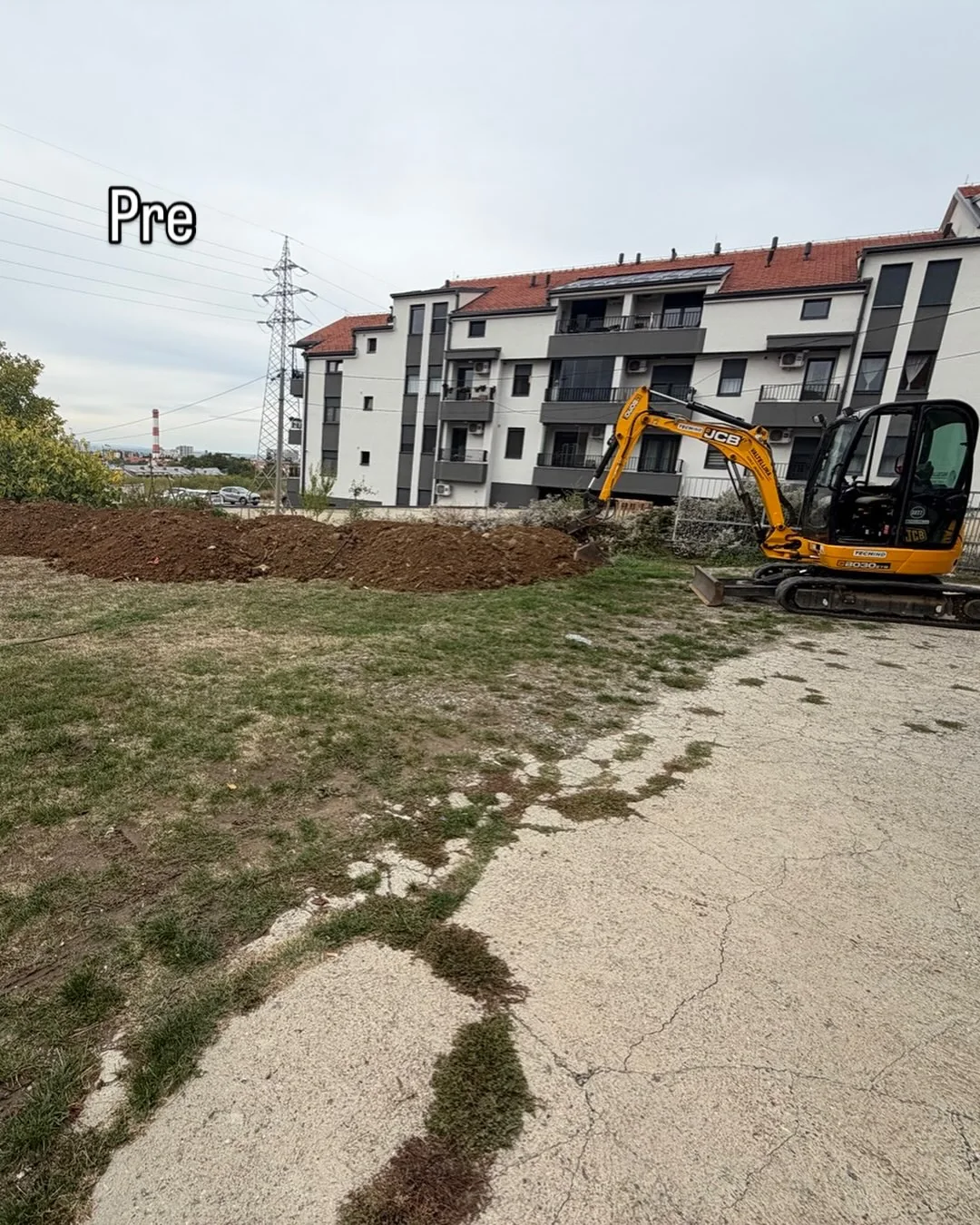 Parcela pre zemljanih radova
